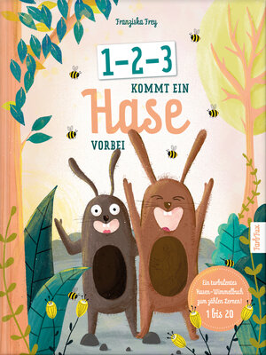 cover image of 1-2-3 kommt ein Hase vorbei